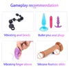 Massage Hollow Butt Plug With Insert Anal PlugTunnelToy Huge Anal Speculum Anus Dilator SM Enema Sex Toys8338299