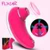 Flxur sucker vibrator bröstvårta suger vibrerande avsugning klitoris stimulator erotisk silikon vuxen sexleksaker för kvinnor masturbator y26115316