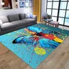 Tapis imprimé 3D papillon fleur arer tapis pour salon chambre maison tapis décoratif couloir chambre d'enfants cuisine tapis de sol229y