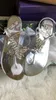 Parlayan Elmas Tanga Sandal Gelin Kelebek Güzel Düğün Tatil Ayakkabı Gümüş Rhinestone Kristal Kadınlar Plaj Sandalet