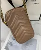 Top Quality New Fashion Borse Stile spalla 10 colori Borse da donna Borse a catena in oro e argento Borsa a tracolla Mini Soho Disco Messenger