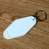 Foreign trade plastic blank key tag luggage elevator hotel diamond printing listing custom