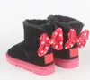 2021 Cartoon Baby Snowboots Muizen Karakter Snowboots Voor Peuters Laarsjes Voor Kinderen BabyEchte Leren Laarzen Voor Kinderen Winterschoenen