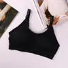 Reggiseno sportivo senza cuciture Reggiseno sportivo da donna Fitness Top Yoga per Coppa AD Nero Bianco Running Gym Crop Ladies Girls Push Up Top reggiseno sportivo T200601