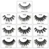 Faux 3D Vizon Lashes Kirpik Uzatma Yanlış Kirpikler Sahte Vizon Kirpik Paketleme Kutusu Makyaj Göz Kiralama Kılıfları Güzellik için