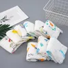 Ręcznik niemowląt dla niemowląt 6 warstwy gaza muślinowe ręczniki noworodka chusteczki do kąpieli Karmienie twarz Washcloth dzieci Wytrzyj tkaniny 25 wzorów DW6236