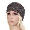 Bandeau d'hiver coloré tricoté femmes bande de cheveux Crochet Twist Turbans oreille plus chaude filles accessoires de cheveux 21 couleurs en gros DW6120