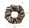 Leopard Scrunchies Hairband Retro Women Girl Elastic Hair Ring Ties Ponytail Holder Elegant Fashion Hair Accessories 14 Designs