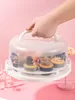 8-10 pouces d'épaisseur boîte à gâteaux en plastique poche pâtisserie stockage porte-gâteau couverture cas anniversaire fête de mariage dessert assiette conteneur 201217