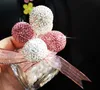 Fashion Car Air Freshener Fully Crystal Inlaid Balloon Shaped Empty Perfume Bottles Hot Selling Aromatherapy Diffuser Bottles