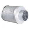 New 4quot Hydroponics Air Carbon Charcoal Filter Odor Control Scrubber Inline Fan Garden gardening Very Good1715416