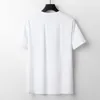 Мужские футболки роскошные повседневные мужские футболка новая одежда дизайнера с коротким рукавом 100% хлопок высококачественный оптом черно-белый размер m ~ 3xl#119