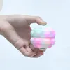 Fidget Bubbles sensoriales Pop dedo Pop Finger Spinning Top Tizes Tiradores Celulares 3D Spinner Bolas Descompresión Puser Gyroscopio Antistress Gyro para adultos Fiesta Favor de Partido CG001