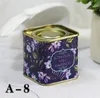 NEW Metal Portable vintage Tea Tins Lids Container Gifts Wrap Boxes for wedding birthday company gift package RRB13320