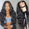 Brazilian Wig Body Wave Lace Front Human Hair Wigs For Women Transparent HD Lace Frontal Wig 150 Density 6X6 Lace Closure Wig