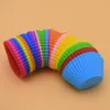 7cm sílica gel forros de cozimento molde silicone muffin copo copos de bolo cupcake dh8567