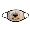 3D impresso engraçado rosto capa animal máscara de cão máscara máscara face face shield lavado máscaras de poeira reutilizável para homens e mulheres zlsk956