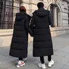 Men Wommen Lovers Winter Down Jacket High Quality Long Thick Warm Coat Fashion Trens Red Yellow Black Youth Parkas 4XL 201126