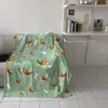 Cartoon Cute Pet Dog Bone Flannel Blanket Soft Throw Warm Microfiber Blankets For Beds Office Sofa Items