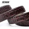 Fashion Crocodile Belt Belt Alligator Alligator Cinture da uomo con fibbia automatica senza fibbia Dente su cinghia Novelty Four Color 2011 277Y