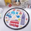 Kids Rug Baby Play Mat Multifunction Cartoon Lovely Animal Fox Giraffe Pattern Play Mats Toy Storage Bag Crawling Nordic Style LJ201113