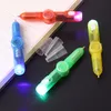 Intressant leksak fingertopp roterande spinner gyro penna led lysande penna kontor adhd edc anti stress kinetic skrivbord leksaker2928016