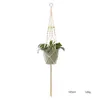 Hanging Flowerpot Net Bag Handmade Cotton Knitting Hemp Flowerpot Lifting Rope Balcony Florist Flower Plant Hanger Decoration