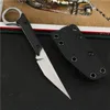 1st Ny utomhusöverlevnad Taktisk rak kniv 440C Stone Wash Blade Full Tang G10 Handle Fixed Blade Knives With Kydex1562644