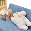 Export Korea Lamb folding pillow Plush Sheep Stuffed Animal Plush Simulation Lamb Changeable Doll Toys for Children Room Decor LJ201126