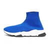 Balenciaga Speed Trainer جديد باريس الرجال النساء شقة جورب أحذية عالية الجودة حذاء رياضة الثلاثي الأسود الوردي عارضة أحذية رجالي المدربين عداء