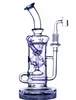 Hopahs Glass Bong Smoke Pipe Heady Glass Oil Rigs Percolator Dab Recycler Glass Water Bongs Chicha Shisha