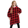 Designers kläder barn flickor pojkar vinter varma kläder pyjamas barn filt hoodies bekväma för vila hem