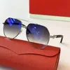 Óculos de sol masculino de marca clássica, ponte de nariz duplo, parafuso, decoração, série de cores gradiente, lentes vermelhas, lentes multicoloridas, óculos da moda 5929091