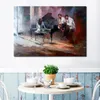 Handmade Willem Haenraets Paintings Music Modern Art City Scenes Oil on Canvas Impressionist Artwork for Living Room Decor