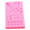 Medical Silicone Mould Sugarcraft Cake Decorating Tools Fondant Candy Clay Chocolate Molds DIY Cupcake Topper Decoration Moulds T200703