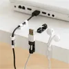 5/20 Sztuk Kabel Organizator Klipy Kabel Zarządzania Desktop Workstation Drut Menedżer Przewód Uchwyt USB Ładowanie Dane Nawijarki