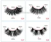 Novo 3D Mink Eyelashes Maquiagem 8D ​​Mink Eyelash Soft Natural Espesso Eyelashes 3D Eyelash Extensão