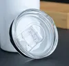 Тумблеры белые сублимации тонкий чашка прямые чашки вакуумная бутылка для воды кофе кружка с крышкой пивные кружки с морской доставкой 20oz lsk780