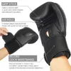 Voando 10 12 14oz Boxe Luvas PU couro Muay Thai Guantes de Boxeo Luta Grátis MMA Sandbag Treinamento luva para homens mulheres crianças 220222