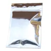 50pcs/OLot Aluminum Foil Ziplock Food Bag Flat Bottom Storage for Packaging Tea Coffee Gifts Dry Goods