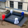 옥외 Sprot InflatableS 권투 반지 경주 선전용 Inflatables UFC 반지 주문을 받아서 만들어진 팽창식 UFC 반지 단계