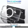 För iPhone 15 Pro 14 1312 Pro Max 11 fall mobiltelefonfodral Transparent Clear Acrylic TPU Mobile Back Cover B2