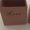 Ретро полоса дерева, погруженная сахарная коробка свадебный праздник конфеты коробка вечеринка поставка любовь любовь подарочная коробка 0 23WC H1
