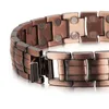 Rood Koper Magnetische Armband Sieraden voor Mannen Vrouwen 2 Rij Magneet Gezonde Bio Energie Armbanden Armbanden Vaderdag Cadeau