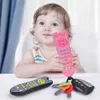 Babyspielzeug Simulation TV-Fernbedienung Elektrisches Spielzeug mit Musiklichtern Englischlernmaschine Frühpädagogisches Spielzeug für Kinder 201214
