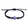 Handgefertigtes geflochtenes rotes Fadenschnur-Armband, Gliederkette für Damen und Herren, türkisches böses blaues Auge, Glücksseil, verstellbar, Freundschaftsschmuck, Geschenke