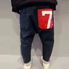 New Teenagers Boys Jeans Casual Straight Kids Solid cotton Jeans Autumn Winter Baby Boy Jeans For 4-12 Years Children Clothing G1220