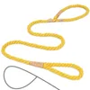 Multicolor Cotton Rope Collar Comfortable and Durable Pet Training Dog Leash Pet Supplies Basic Leashes 100% Cotton Solid Qianyi 201101