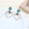 Boucles d'oreilles perceuse à eau étoile à cinq branches mère tempérament boucles d'oreilles longues coréennes 2019 nouvelles boucles d'oreilles multicouche géométrique mode fille boucle d'oreille