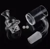 Chiodo banger al quarzo con fondo spesso 5 mm con tappo in carb rotante Perla terp luminosa 10mm 14mm 18mm Giunto maschio femmina per bong dab rig9767946